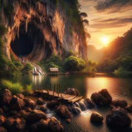 imagegratuite.com_00000310_M_d3-lake-cave-sunset