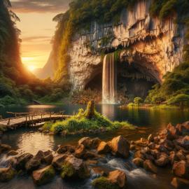 imagegratuite.com_00000311_M_d3-lake-cave-sunset