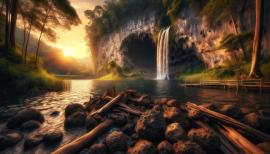 imagegratuite.com_00000313_M_d3-lake-cave-sunset