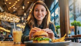 imagegratuite.com_00000457_L_f2-Joyful-woman-going-eat-hamburger