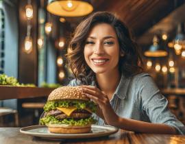 imagegratuite.com_00000460_L_f2-Joyful-woman-going-eat-hamburger