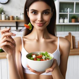 imagegratuite.com_00000487_M_d3-woman-going-eat-salad-in-kitchen