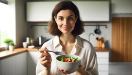 imagegratuite.com_00000492_M_d3-woman-going-eat-salad-in-kitchen